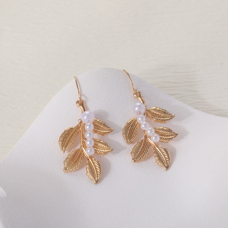 Delicate Artisan Pearl Earring
