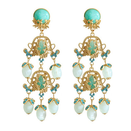 Delicate Artisan Pearl Earring