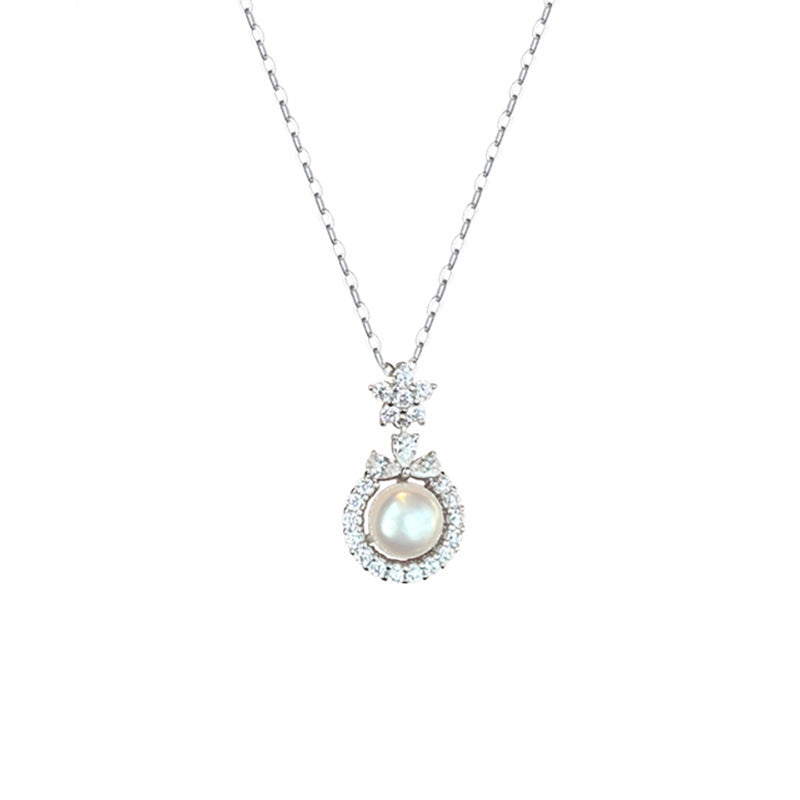 Delicate Artisan Pearl Necklace