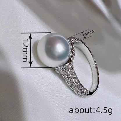 Delicate Artisan Pearl Ring