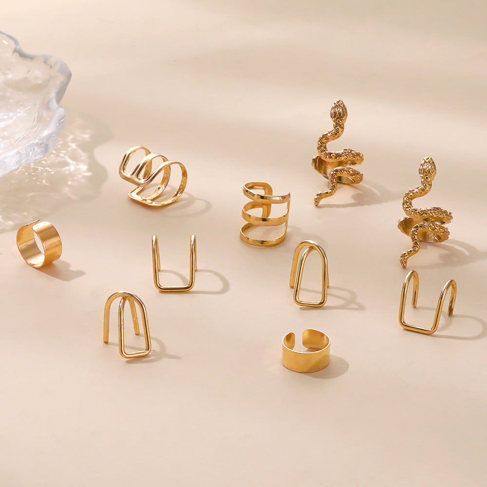 Beautiful Gold Earring with Unique Style