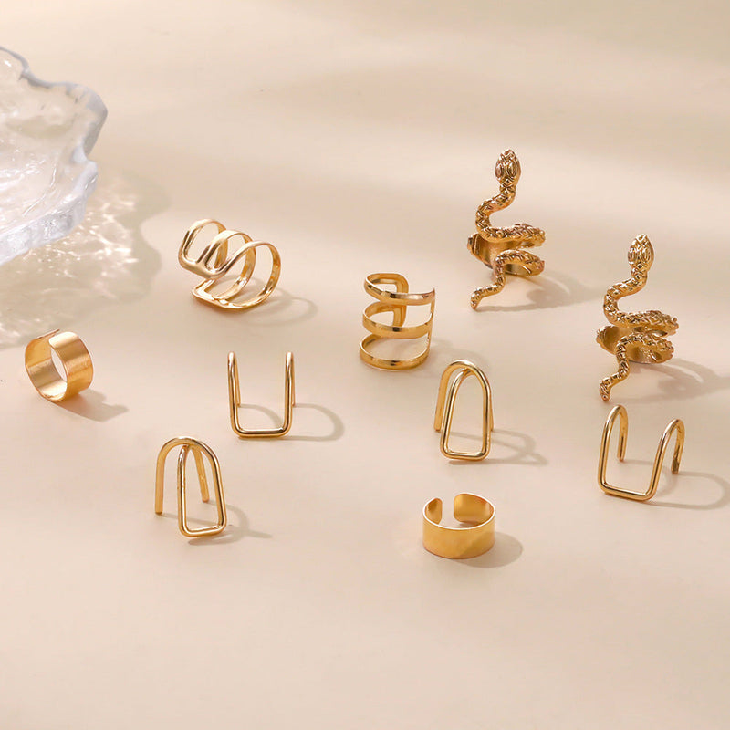 Beautiful Gold Earring with Unique Style