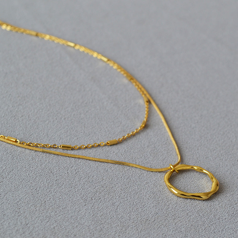 Beautiful Gold Necklace with Unique Style