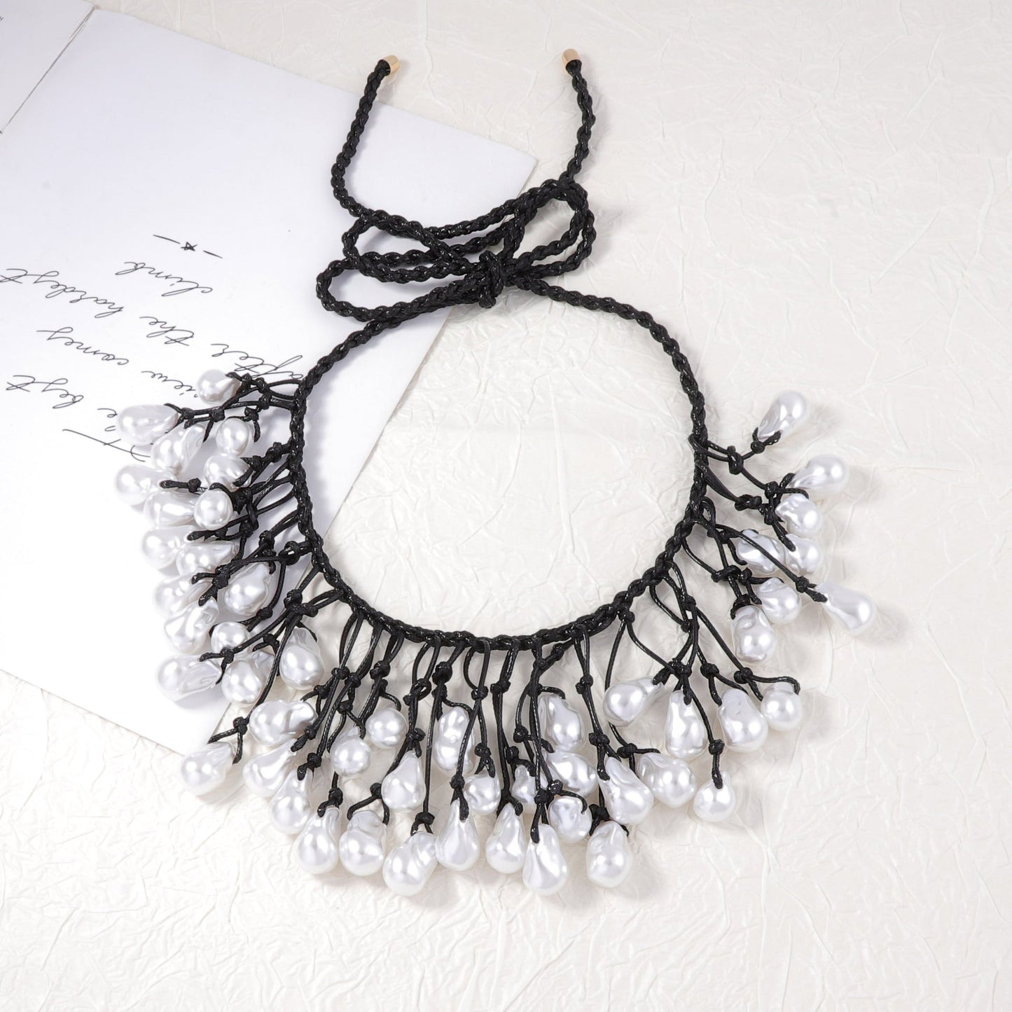 Vintage Handmade Pearl Necklace