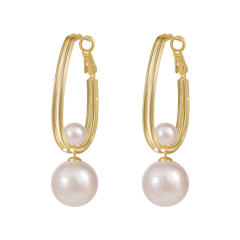 Delicate Artisan Pearl Earring