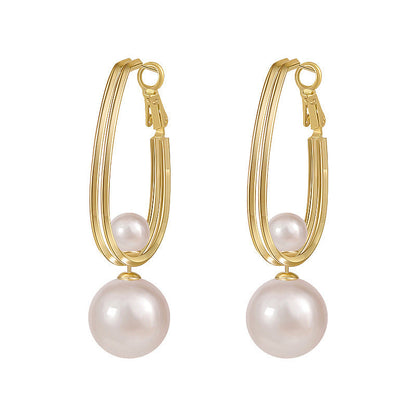 Delicate Artisan Pearl Earring