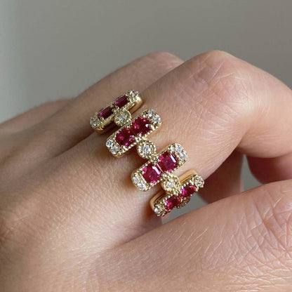 Delicate Artisan Gold Ring