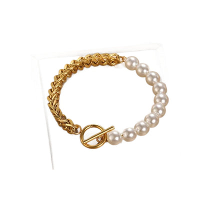 Delicate Artisan Pearl Bracelet