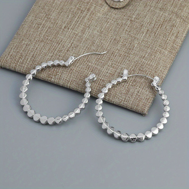 Romantic Silver Earring for Special Moments
