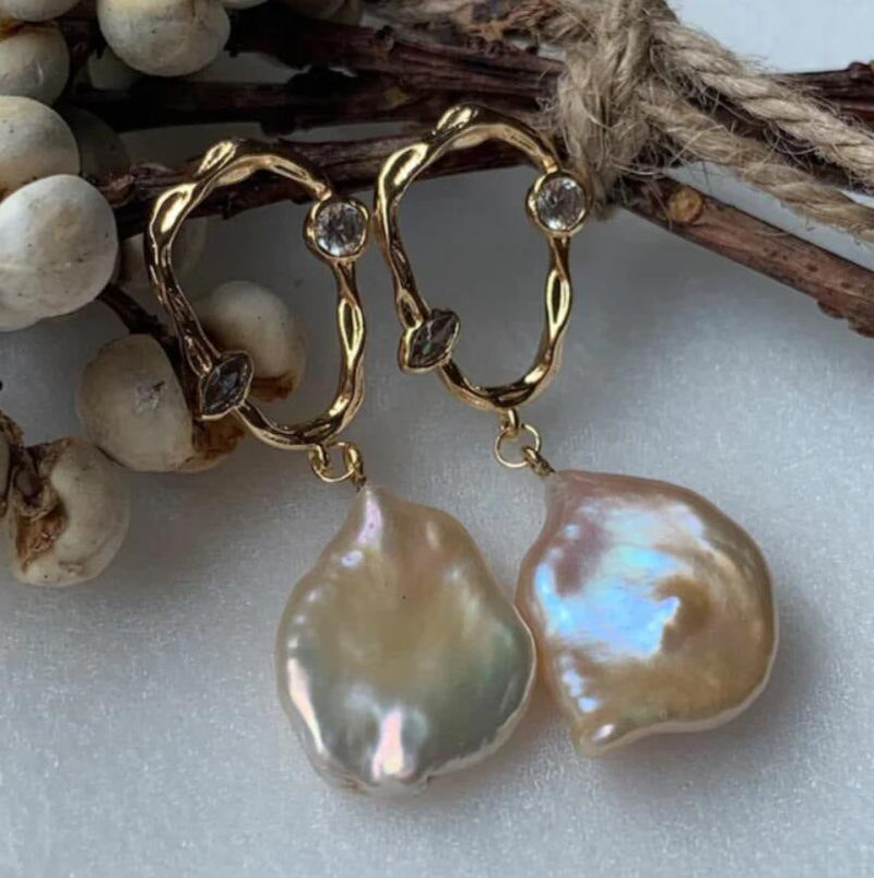 Vintage Handmade Pearl Earring