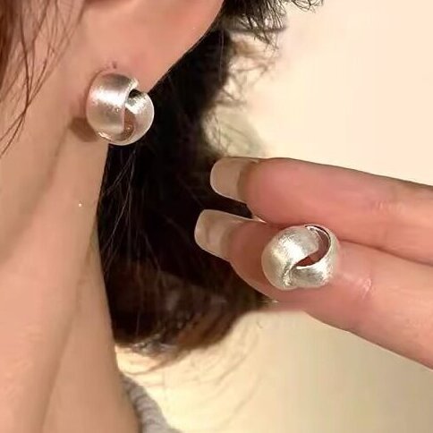 Classic Silver Earring with Timeless Appeal