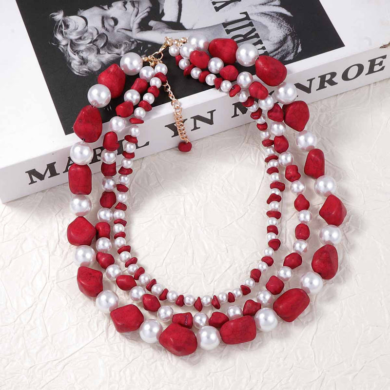 Vintage Handmade Pearl Necklace