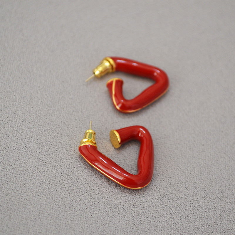 Beautiful Gold Earring with Unique Style