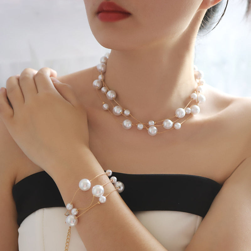 Delicate Artisan Pearl Bracelet