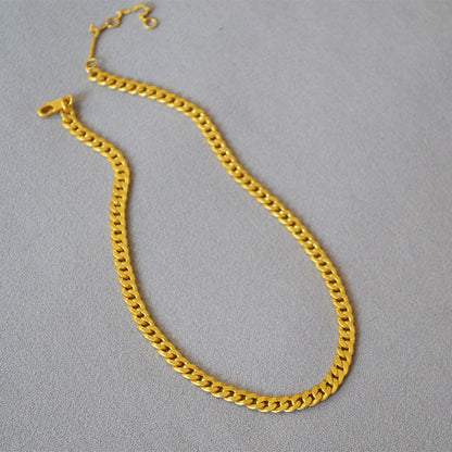 Vintage Handmade Gold Necklace