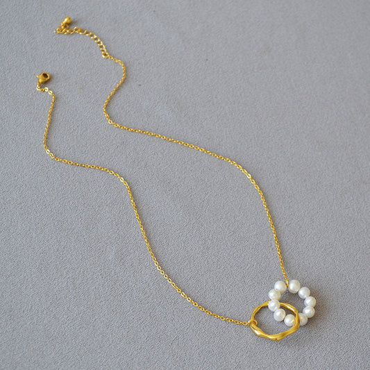 Delicate Artisan Gold Necklace