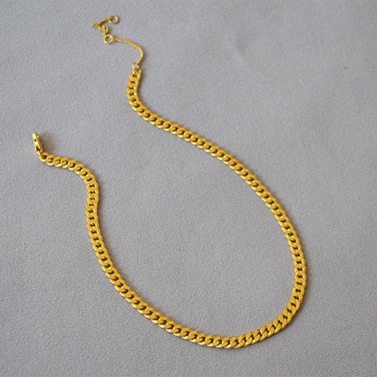 Vintage Handmade Gold Necklace