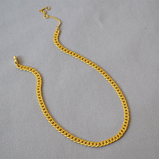 Vintage Handmade Gold Necklace