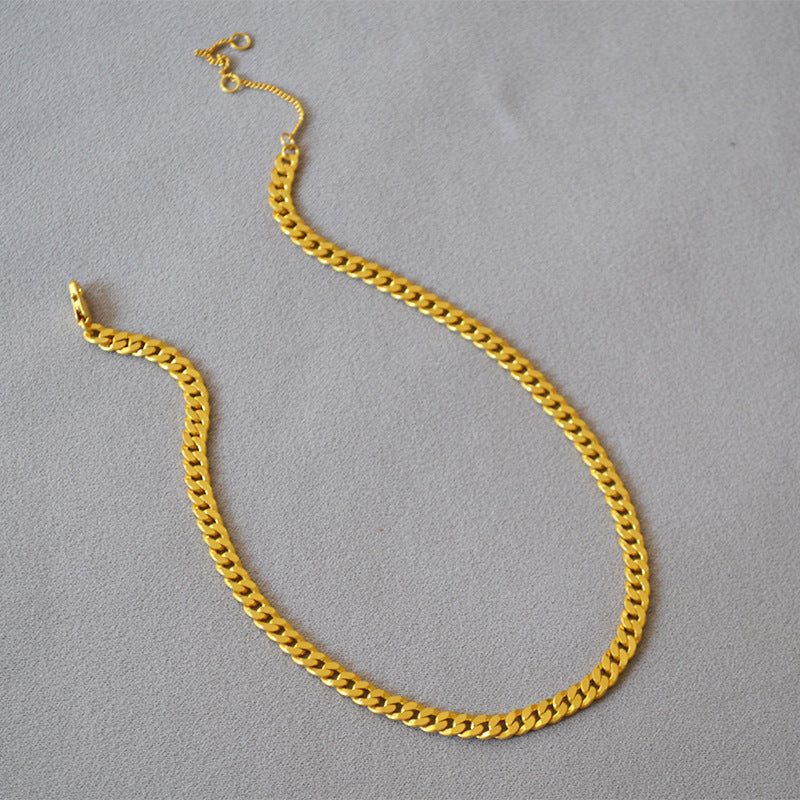 Vintage Handmade Gold Necklace
