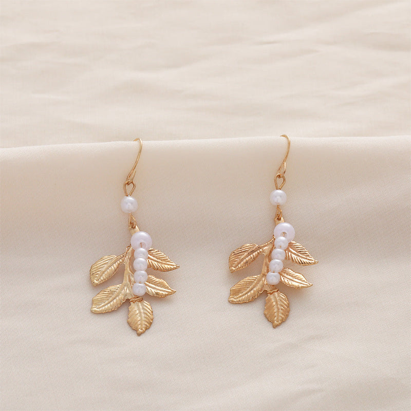 Delicate Artisan Pearl Earring