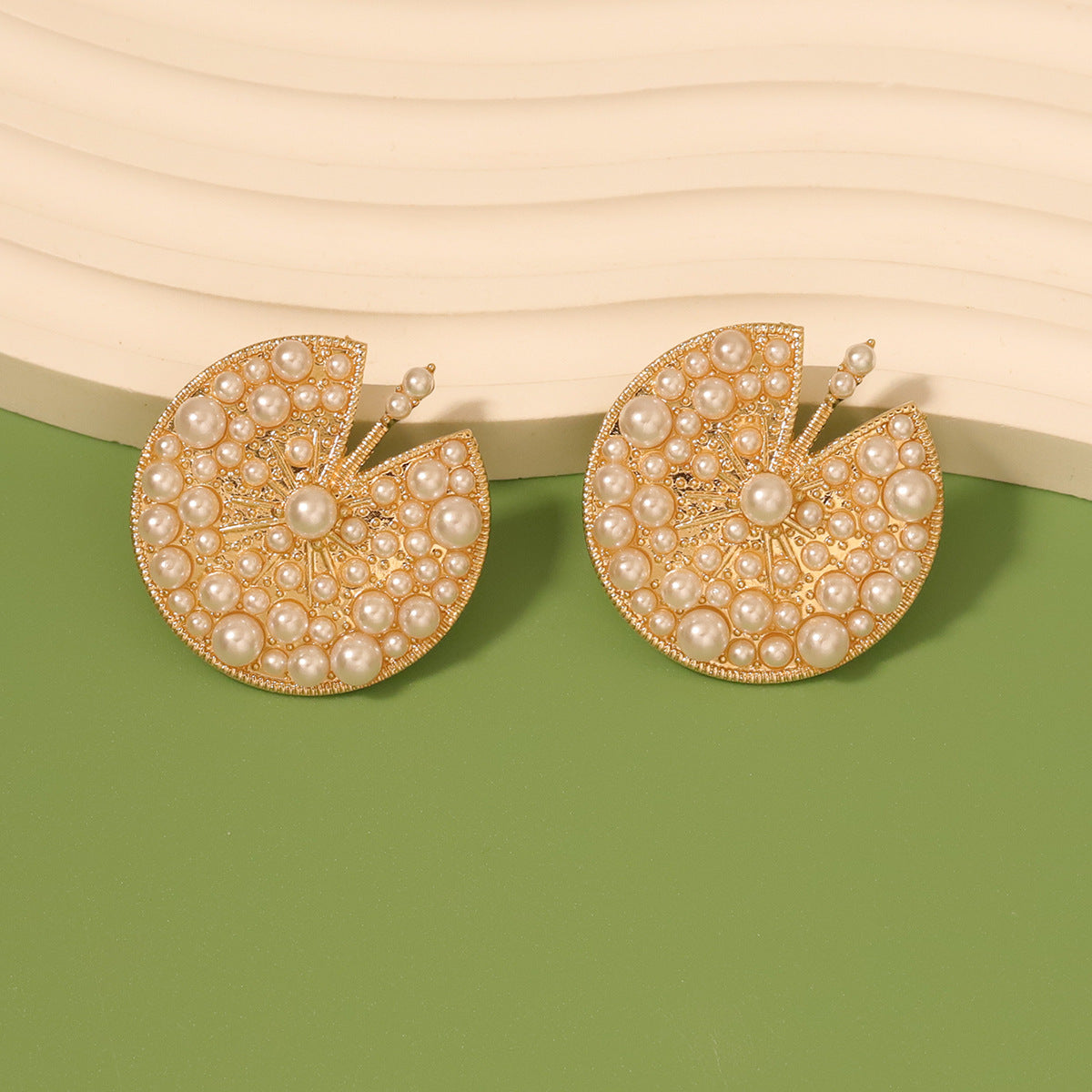 Delicate Artisan Pearl Earring