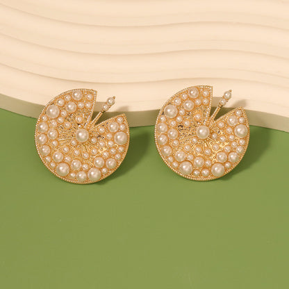 Delicate Artisan Pearl Earring