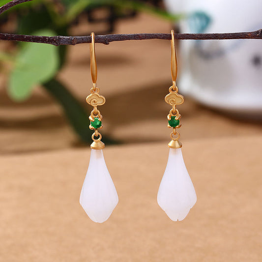Vintage Handmade Gold Earring