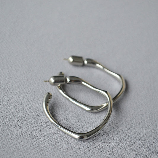 Classic Silver Earring with Timeless Appeal