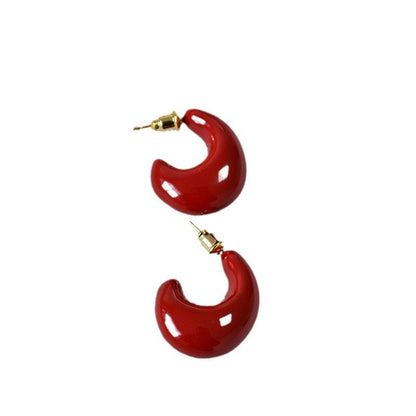 Vintage Handmade Silver Earring