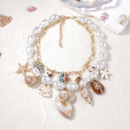 Beautiful Pearl Necklace with Unique Style