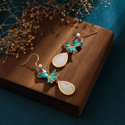 Vintage Handmade Silver Earring