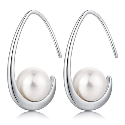 Delicate Artisan Pearl Earring