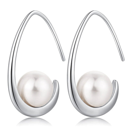 Delicate Artisan Pearl Earring