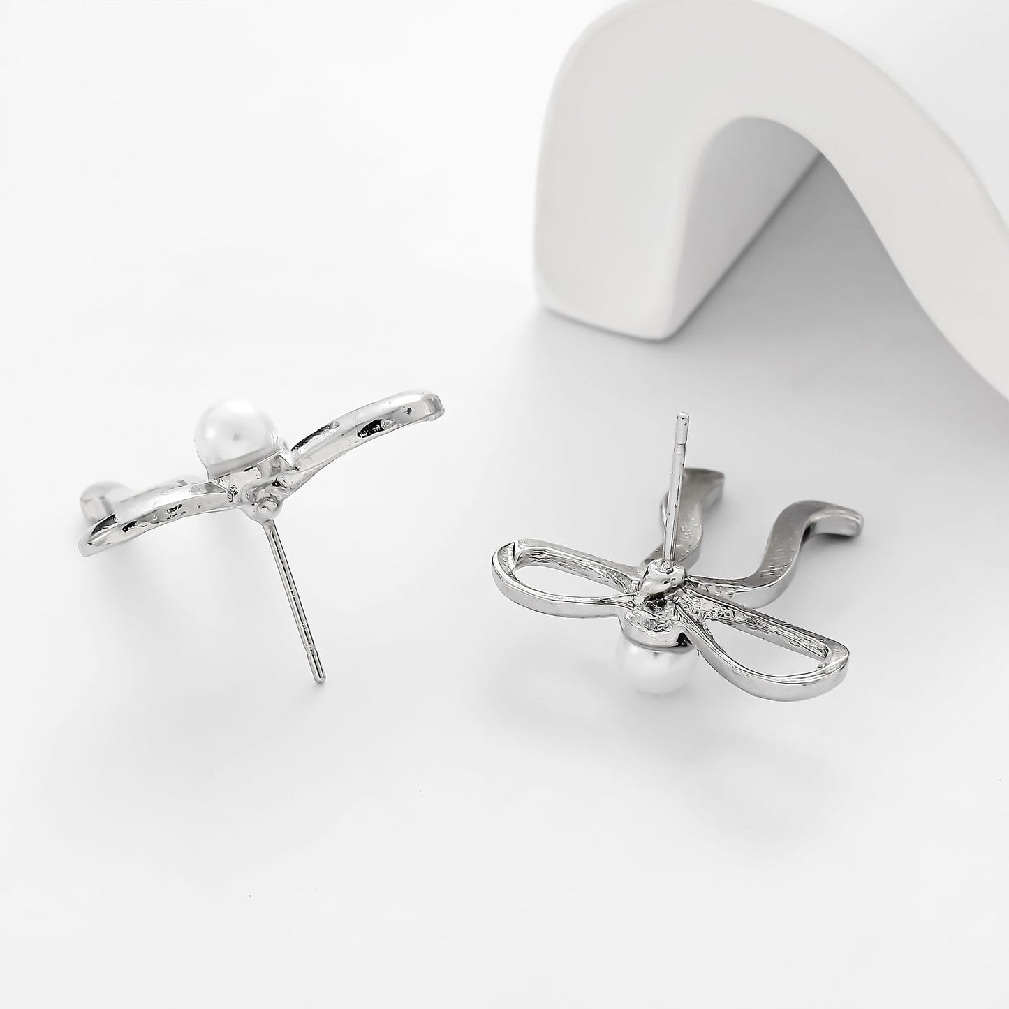 Delicate Artisan Pearl Earring