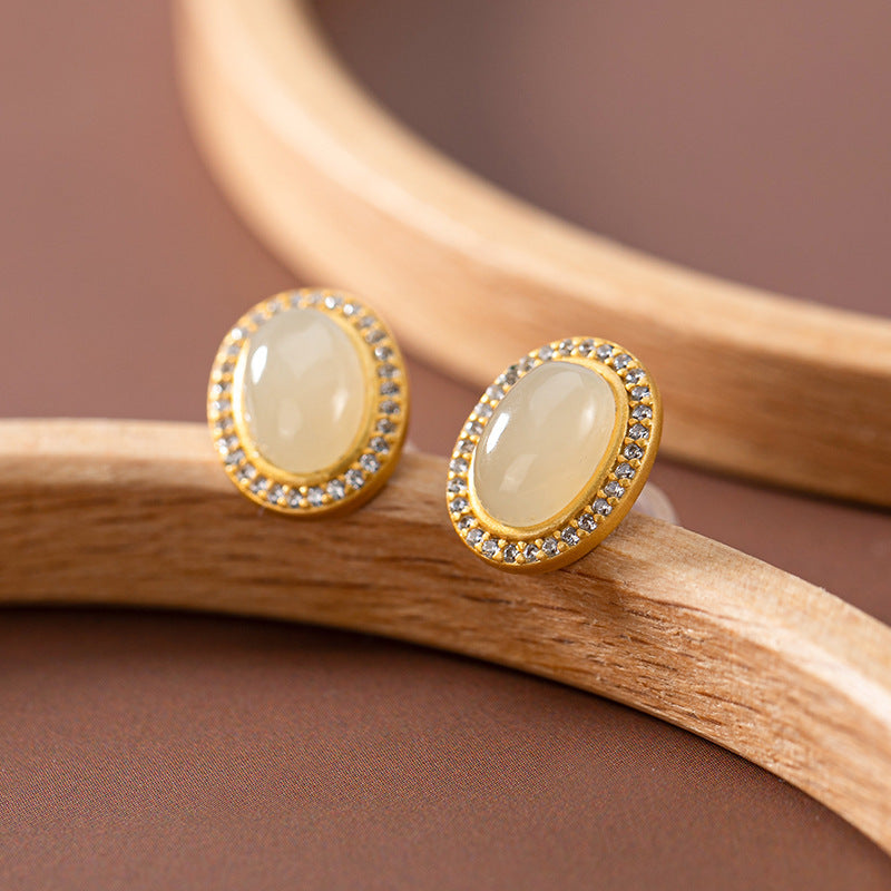 Delicate Artisan Gold Earring