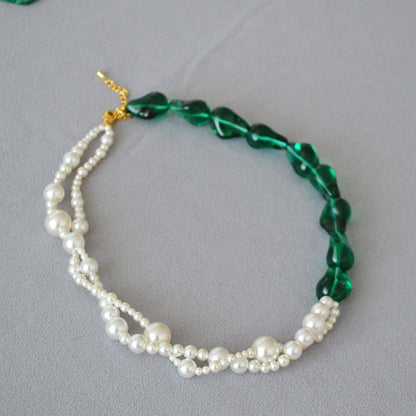 Vintage Handmade Pearl Necklace