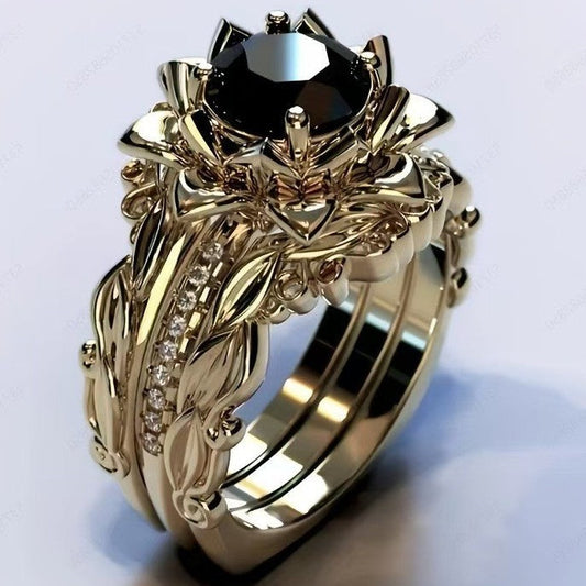 Beautiful Gold Set with Unique Style