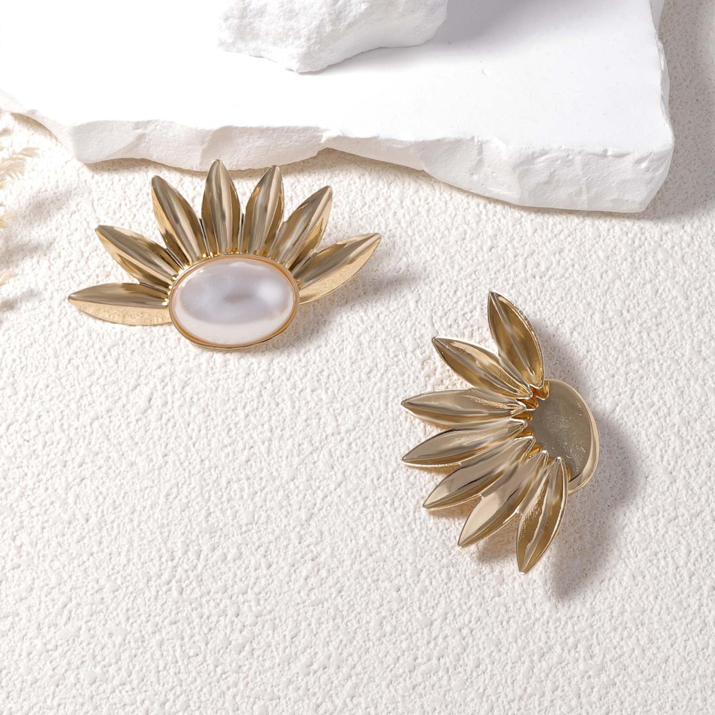 Delicate Artisan Pearl Earring
