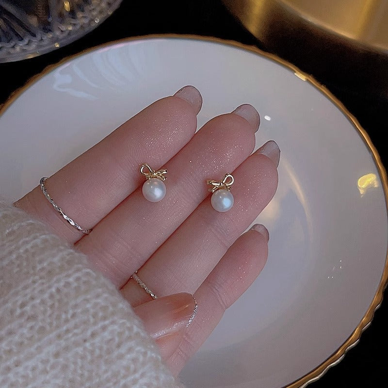 Delicate Artisan Pearl Earring