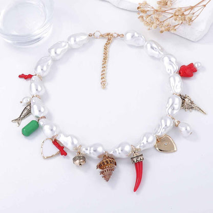 Delicate Artisan Pearl Necklace