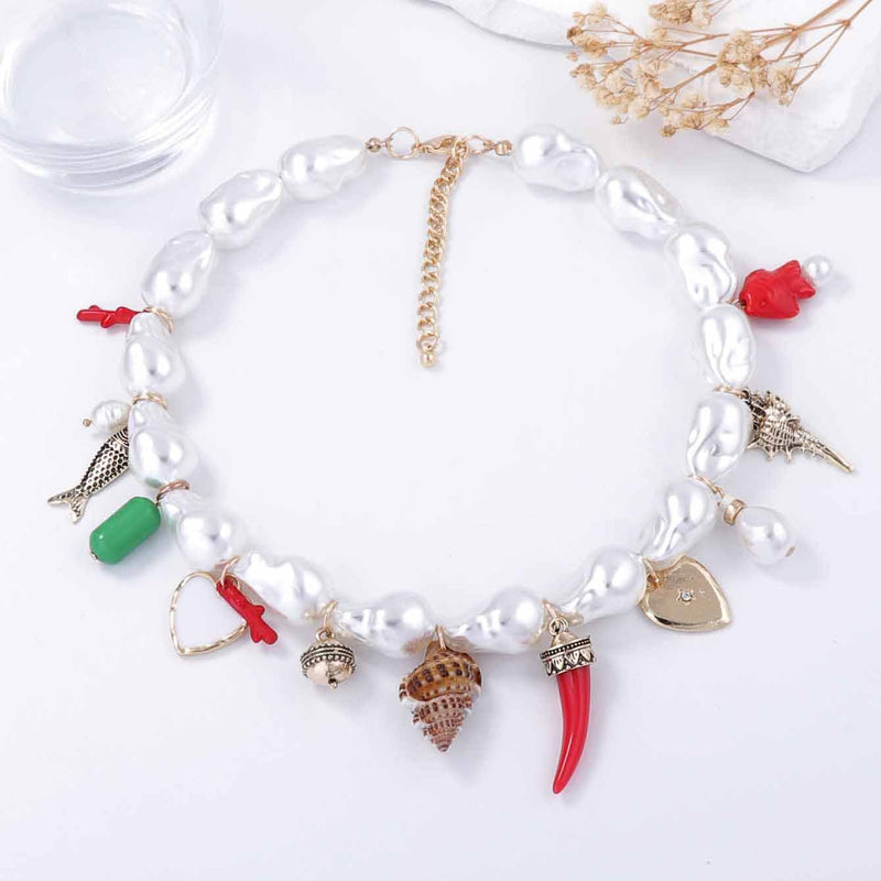 Delicate Artisan Pearl Necklace