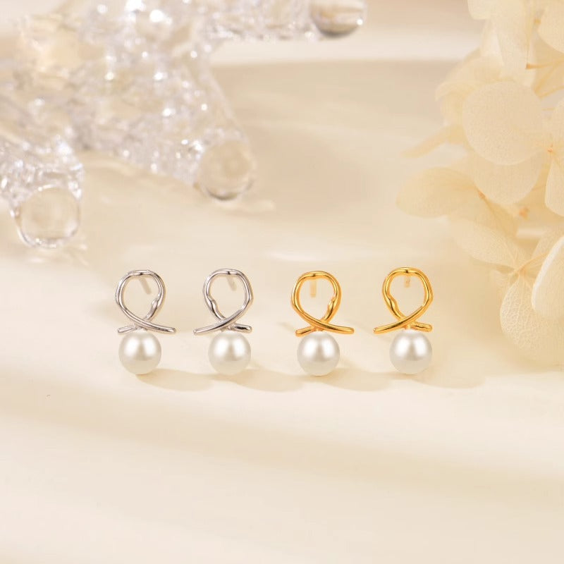 Vintage Handmade Pearl Earring