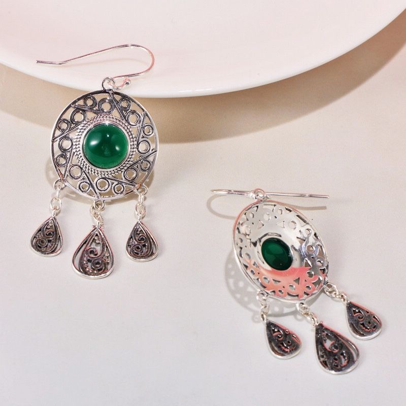 Beautiful Silver Earring with Unique Style