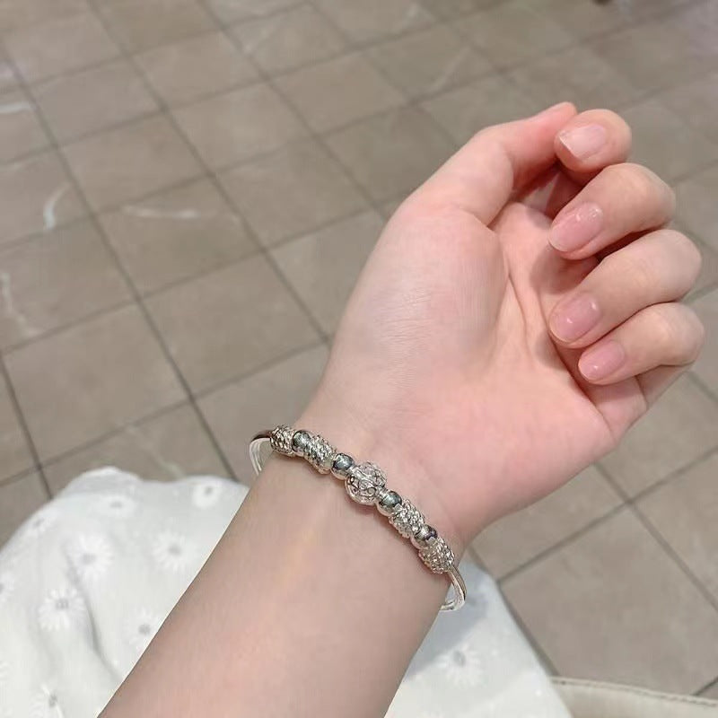 Romantic Silver Bracelet for Special Moments