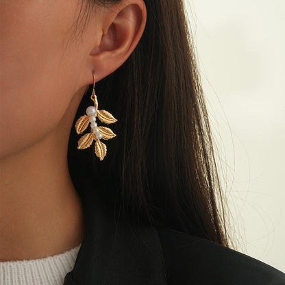 Delicate Artisan Pearl Earring