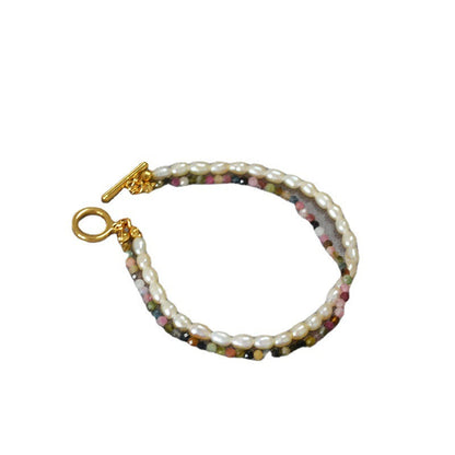 Delicate Artisan Pearl Bracelet