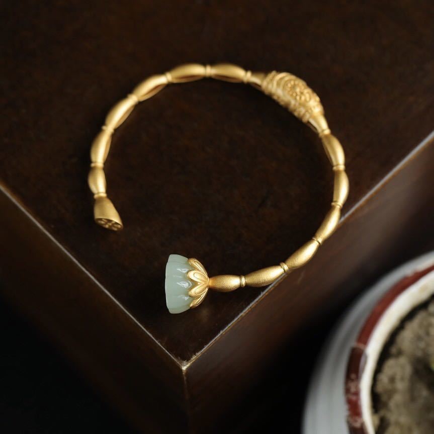 Vintage Handmade Gold Bracelet