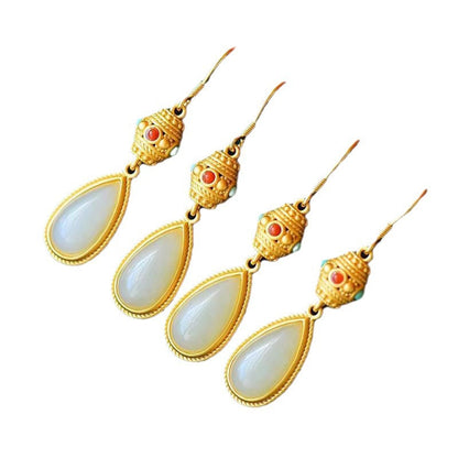 Delicate Artisan Gold Earring