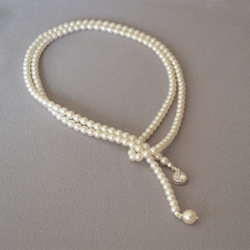 Vintage Handmade Pearl Necklace