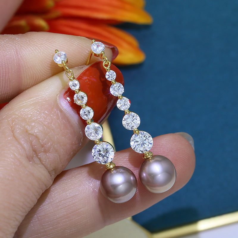 Delicate Artisan Pearl Earring